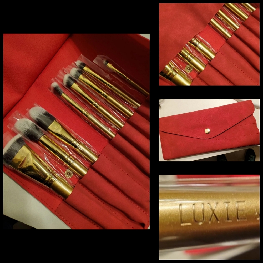 Luxie Gold Brush Set
